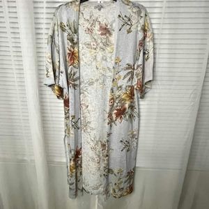 Charlotte russe flower cardigan